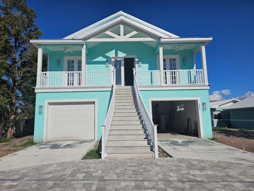 Custom Made front entrance stairway